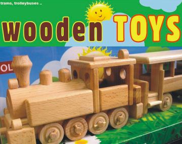 Railways handmade toys from wood