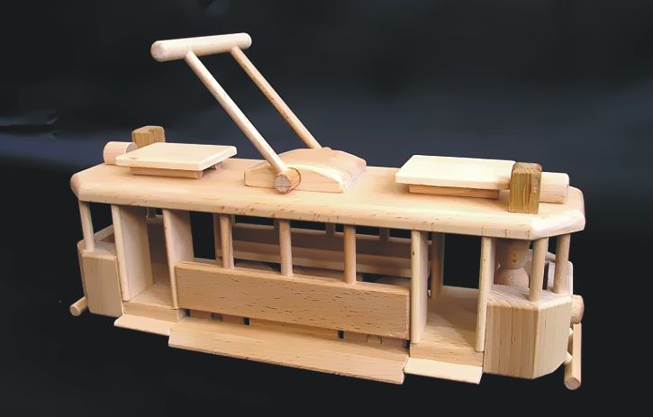 wooden trams toy