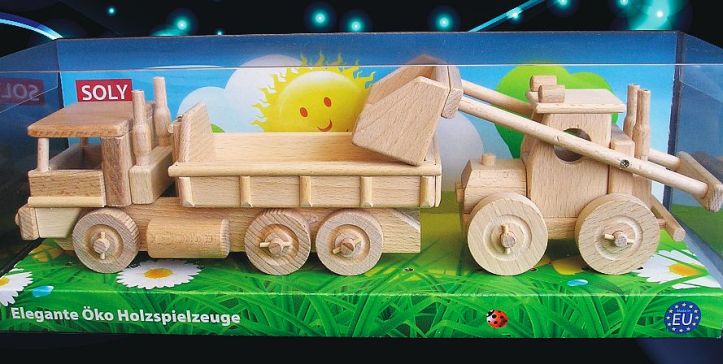 wooden toys trucks