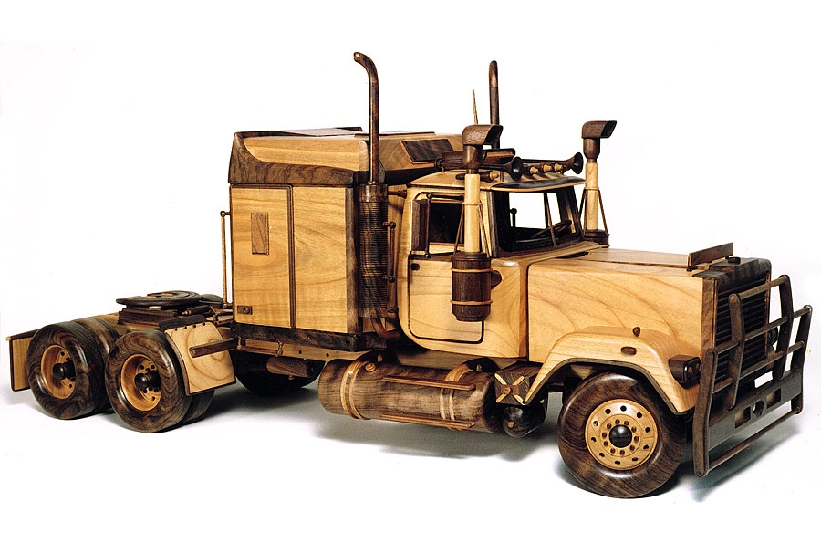 wooden trucks