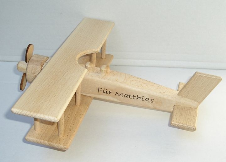 Big Wooden Biplane Toy Natural Toys Cars And Aircraft Biplane Aircraft Wooden Toys