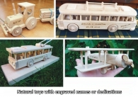 1 - 20 letters. Order engraving for your choosen toys.