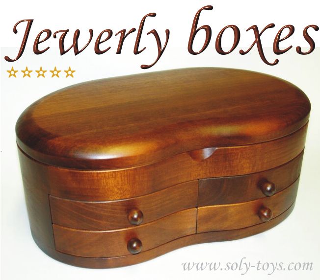 Wood jewelry Boxes