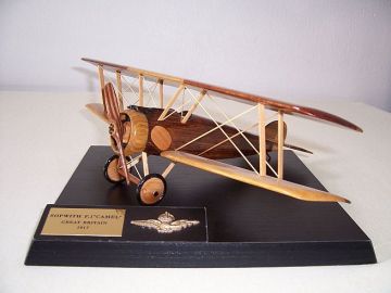 Wooden replica of Aircraft SOPWITH-F-I-CAMEL