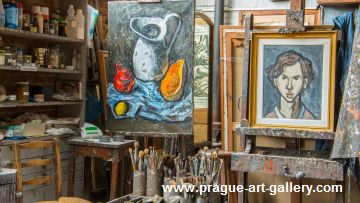 Prague Art Gallery, Czech famous painters