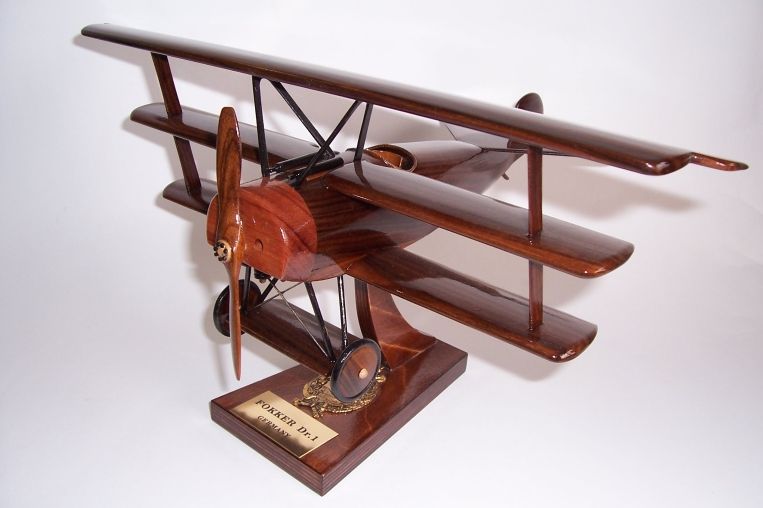 Wooden aircraft replica Fokker Dr.I