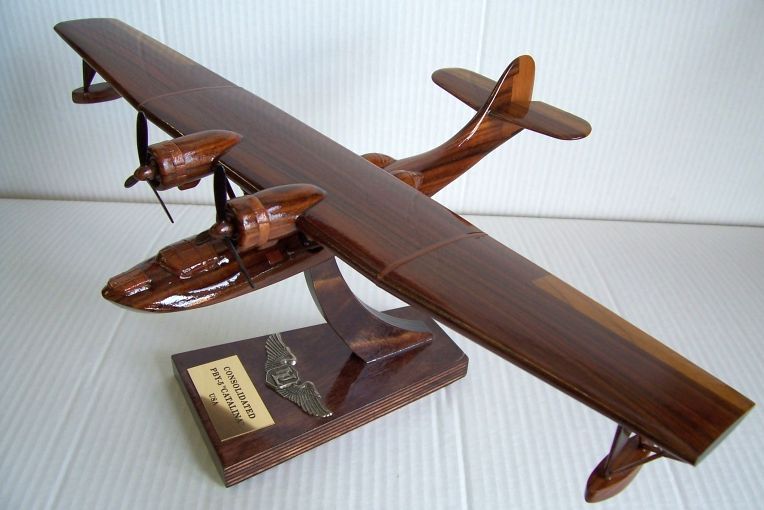 Wooden model U.S. Consolidated PBY Catalina