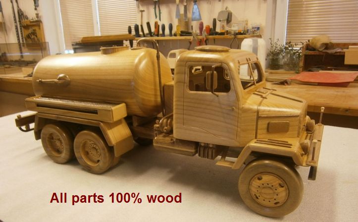 All parts 100% wood truck Praga V3S