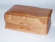 Women's wood jewelry box with storage drawers - EU production