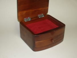 Custom made wooden jewelry boxes - lovely