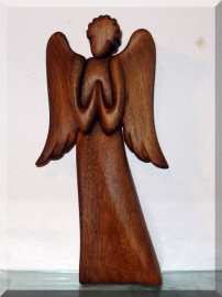Angels wood sculpture 