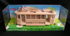 Historical tramway toy - in gift box