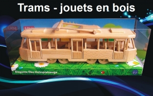 Moderne tramway TATRA - jouet en bois