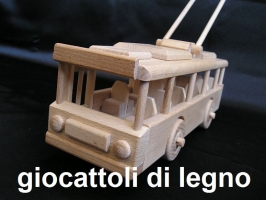 Filobus - giocattoli in legno per bambini