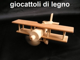 Aeromobili - giocattoli di legno