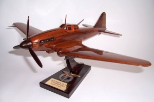 Wooden models of Ilyushin Il-2 Soviet sturmovik