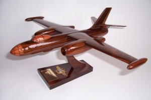 Wodoen model of Ilyushin Il-28 Soviet aircraft bomber