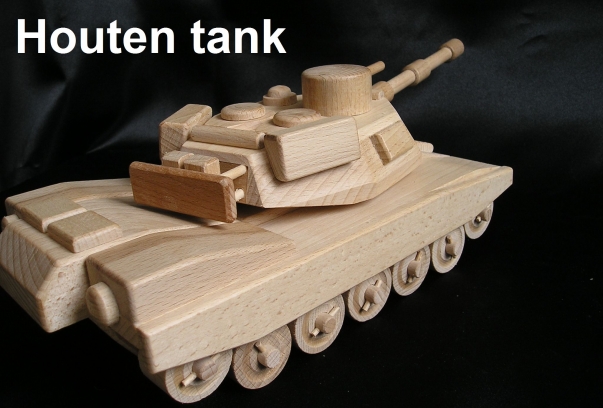 US tank - houten spleengoed