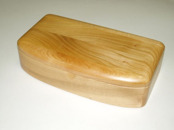 Handmade wood jewelry box - real wood