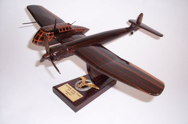 Blohm & Voss BV 141 wooden aircraft model