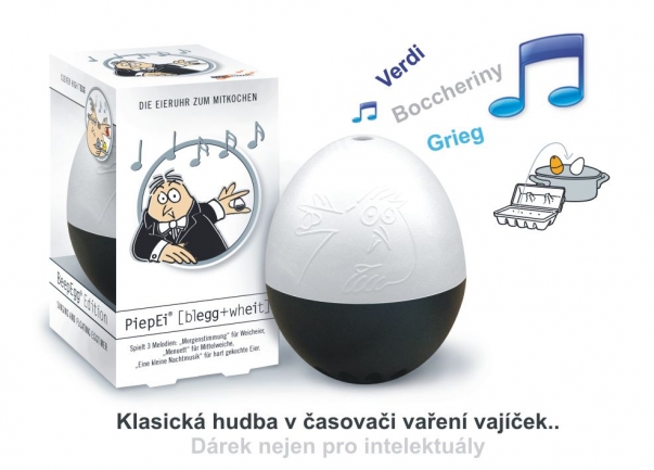 Eggtimer with music MOZART, BOCCHERINI, GRIEG