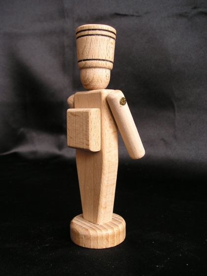 Big wooden soldier 13,5 cm (5,3 in)