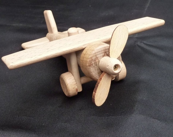 Small plane LEON, wooden toys