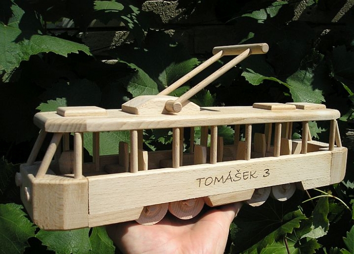 Modern tramway  toy