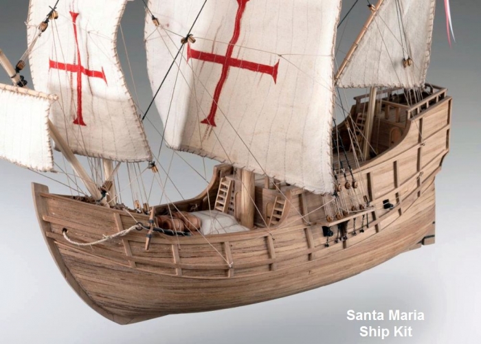 Santa Maria ship model kit of Christopher Columbus