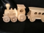 Passenger train wooden toy 