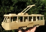 Tramway wooden toy