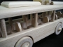 Wooden trolleybus toy