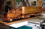 Wooden model Mack truck