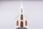 Wooden model of church Saint Teresa of Avila, Bodega, California, USA