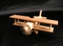 Biplane aircraft wooden toy 